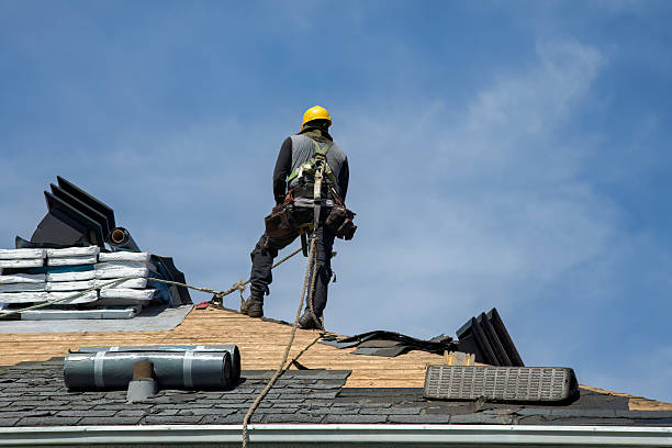 Professional Gutter Installation technician working in Port Hueneme, CA